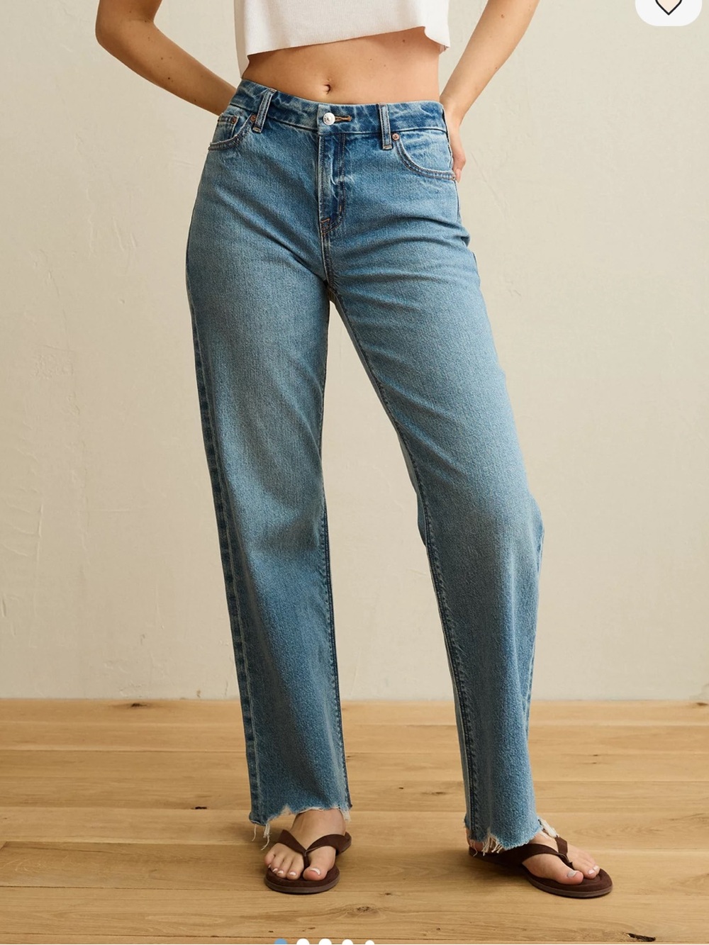AE Curvy High-Waisted Stovepipe Jeans Size 32/14
